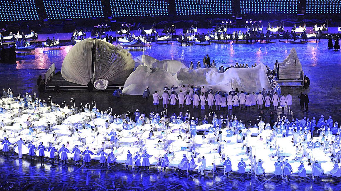 healthcare1 | Photo: London Olympic Games opening ceremony; Martin Rickett/Alamy