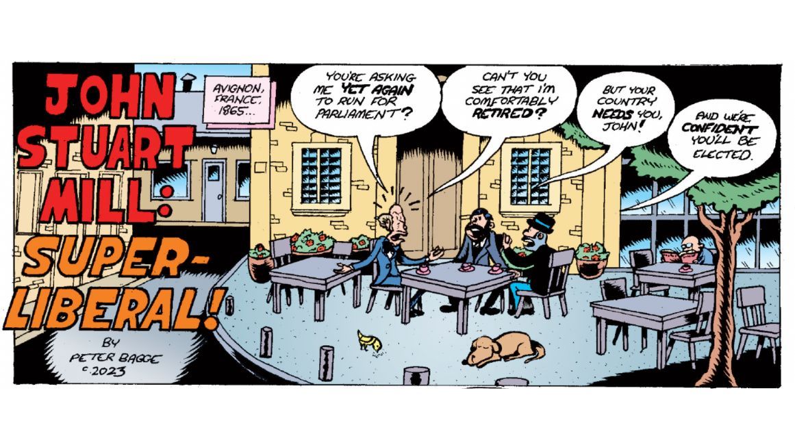 Bagge-John-Stuart-Mill | Illustrations: Peter Bagge