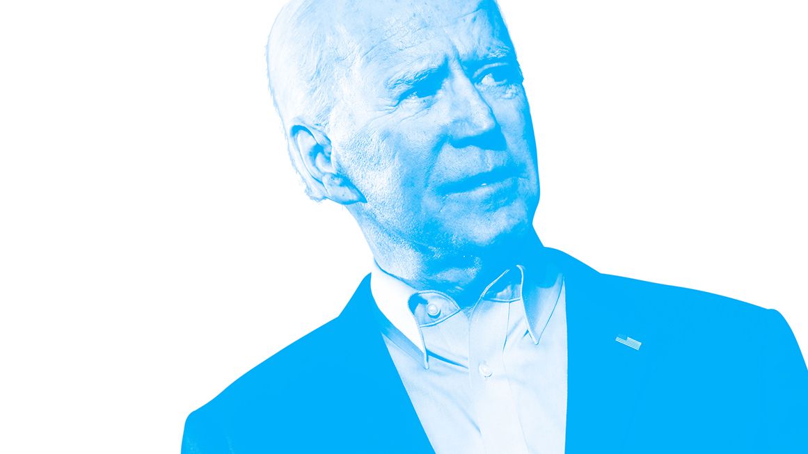 A blue photo of Joe Biden | Photo: Gage Skidmore