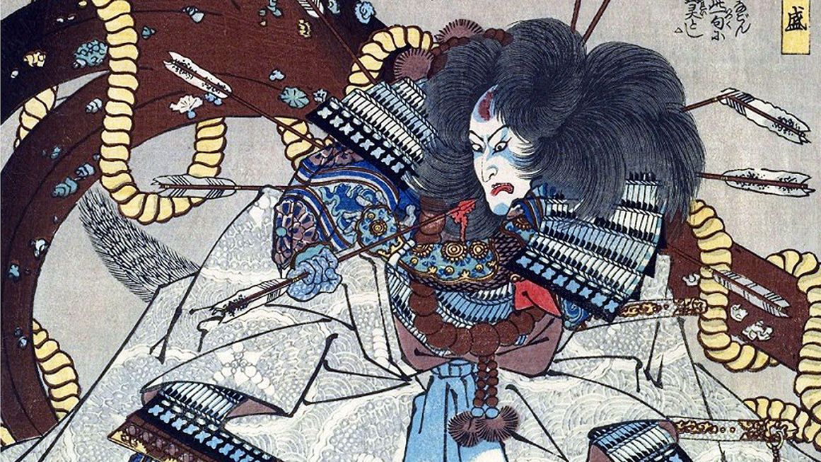 culturesamurai | Photo: Taira no Tomomori, one of the Taira Clan’s chief commanders in the Genpei War at the end of the Heian period of Japanese history; CPA Media Pte Ltd/Alamy