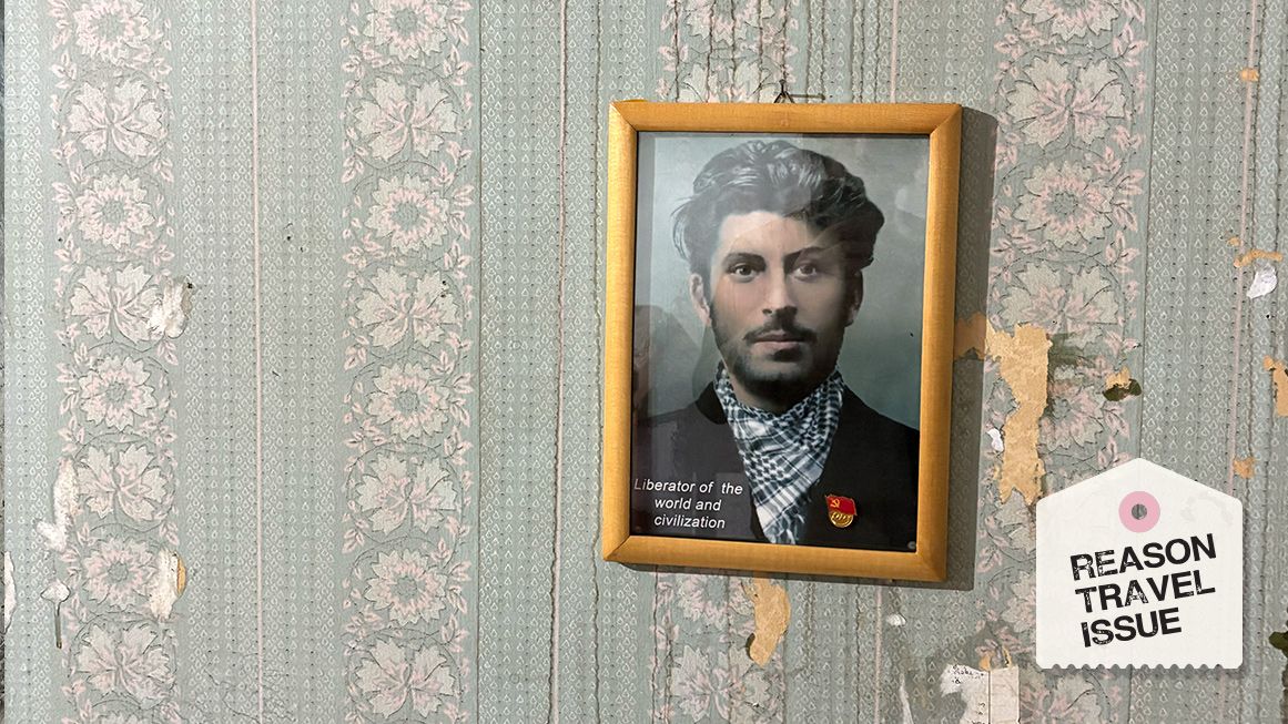 A framed portrait of Joseph Stalin | Photo: Underground Printing House Museum; Hunt Beaty
