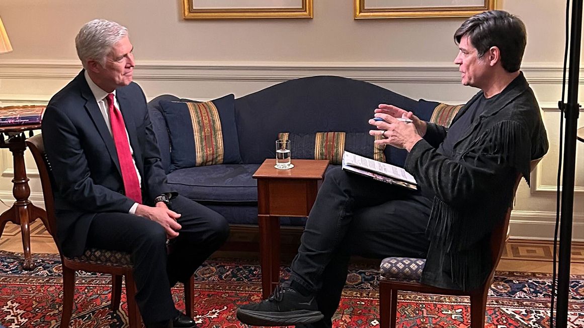Neil Gorsuch and Nick Gillespie | Photo: Natalie Dowzicky
