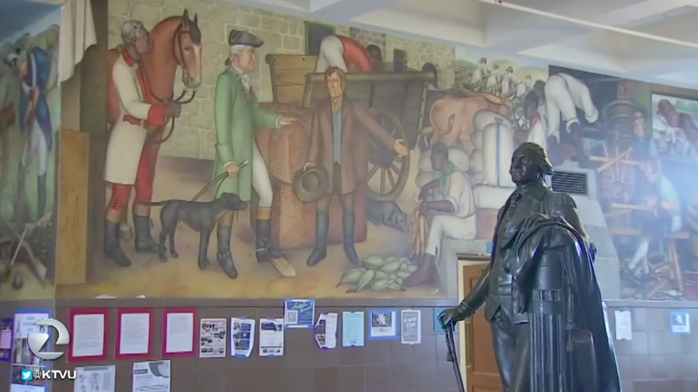 About that Washington mural in CA