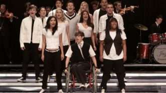 Large image on homepages | "Glee"