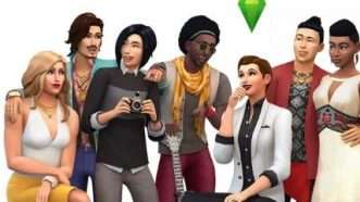 Large image on homepages | "The Sims,"EA