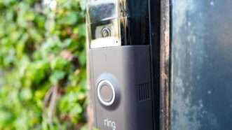 Amazon Ring doorbell camera