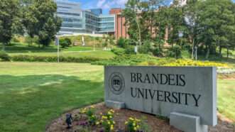 Brandeis_University_sign