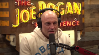 Podcaster Joe Rogan on set of his show | YouTube