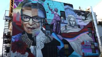Supreme Court Justice Ruth Bader Ginsburg mural | Nancy Kaszerman/ZUMAPRESS/Newscom
