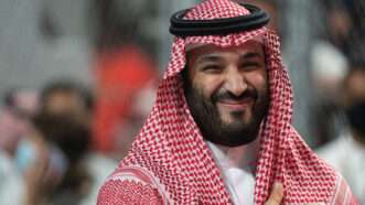 Candid of Saudi Arabia Crown Prince Mohammed bin Salman