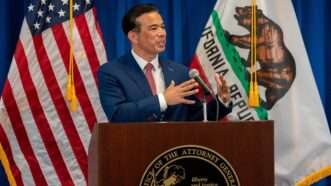 California Attorney General Rob Bonta dropped his state's "good cause" requirement for carry permits but is backing a bill that would add many new restrictions. | Paul Kitagaki Jr/Zuma Press/Newscom