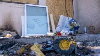 Memorial at home destroyed by SWAT raid | Adolphe Pierre-Louis/ZUMA Press/Newscom