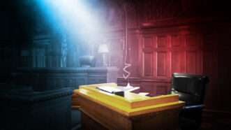 courtroom jury box | Illustration: Lex Villena; Wisconsinart