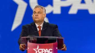 Viktor Orban at CPAC | Chris Rusanowsky/ZUMAPRESS/Newscom