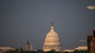 Dome of the US Capitol building with a dusky blue sky behind it | Graeme Sloan/Sipa USA/Newscom