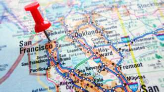 San Francisco, California map | Zimmytws/Dreamstime.com