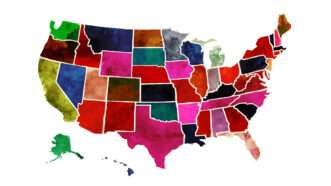 U.S. map | Illustration: lukbar/iStock