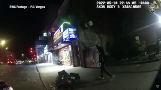 Bodycam Footage of NYPD Shooting of Rameek Smith | screenshot/NYPD