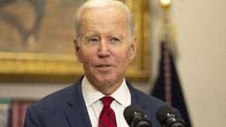 Biden speaks in favor of the DISCLOSE act | Ron Sachs - Pool via CNP/picture alliance / Consolidated News Photos/Newscom