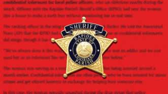 Rapides Parish Sheriffs Office badge | badge via Rapides Parish Sheriffs Office/Facebook
