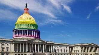 Capitol building with rainbow dome | Zimmytws / Dreamstime.com