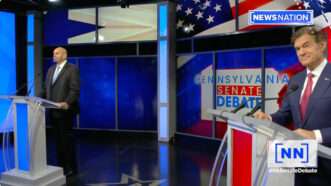 John Fetterman and Dr. Mehmet Oz debate for a Senate seat from Pennsylvania. | Screenshot from YouTube
