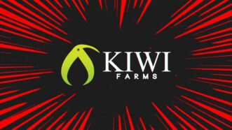 Kiwi Farms logo stylized