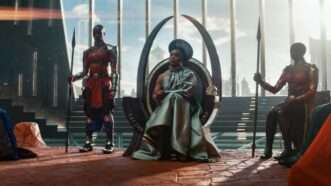 Black Panther: Wakanda Forever scene | Black Panther: Wakanda Forever/Marvel Studios/Disney