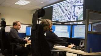 Police surveillance monitors
