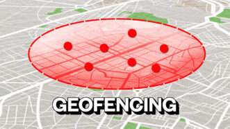 Geofencing in a certain area on the map | Illustration: Lex Villena