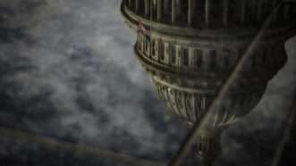 dark and stormy capitol building | Samuel Corum/Sipa USA/Newscom