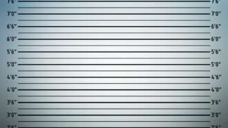 A wall with height markers for mugshots or police lineups. | Kritchanut | Dreamstime.com