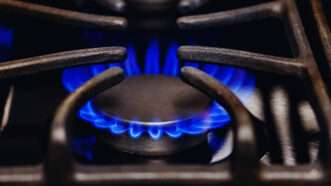 A close-up shot of the flames from a gas stove. | Diana Vyshniakova | Dreamstime.com