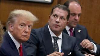 Most Americans support the New York case against Donald Trump. even though most think it is politically motivated. | Timothy A. Clary/Pool via CNP/Picture Alliance/Consolidated News Photos/Newscom