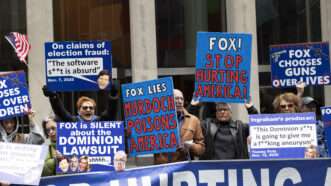 Fox News protesters | Gina M Randazzo/Zuma Press/Newscom