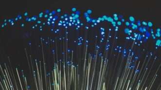 fiber optic cables Buy American Joe Biden White House infrastructure spending broadband | Photo by Compare Fibre on Unsplash
