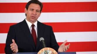 The jarring contradictions in Florida Governor Ron DeSantis' pitch to voters.