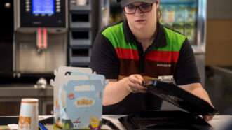 Burger King worker. | Danny Gys/ZUMA Press/Newscom