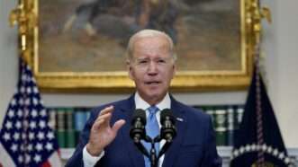 Joe Biden speaking at the podium | Biden's Experience Doesn't Mean He Can Plan an Economy