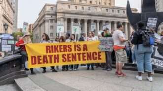 Rikers Island protesters