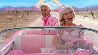 Ryan Gosling and Margot Robbie in "Barbie" | Warner Bros.