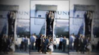 U.S. hostages return home from their captivity in Iran in January 1981. | Arthur Grace/ZUMA Press/Newscom