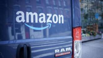 Amazon Prime logo on delivery truck |  Michael Kappeler/dpa/picture-alliance/Newscom