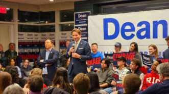 Congressman Dean Phillips campaigning in New Hampshire | Andrew Yang press release, Jan. 18, 2024. https://www.andrewyang.com/blog/my-endorsement-of-dean-phillips
