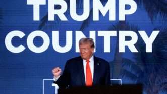 Donald Trump at the Florida Republican Party's Freedom Summit in November | Joe Burbank/TNS/Newscom