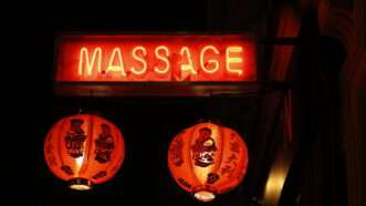 Asian massage parlor sign | BSIP/Newscom