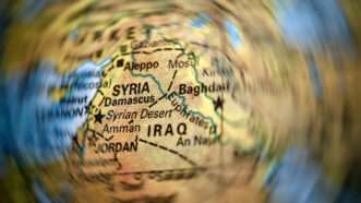 A distorted map of Iraq and Syria | Photo 44999264 © Cathyr1 | Dreamstime.com