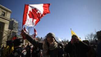 Canadian trucker protests | Arindam Shivaani/ZUMAPRESS/Newscom