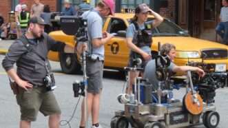 The New York City film set of Ghostbusters: Afterlife | Rick Davis / SplashNews/Newscom