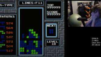 A screenshot of Willis Gibson beating Tetris | Photos: Willis Gibson/YouTube